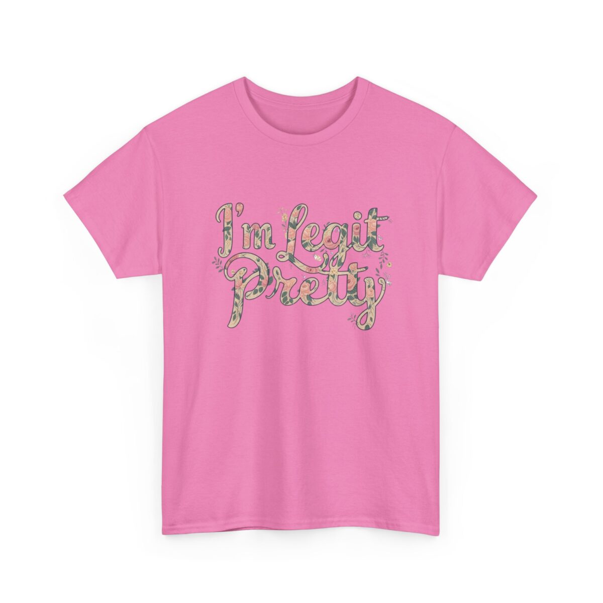 I'm legit pretty Unisex Heavy Cotton Tee - Image 39