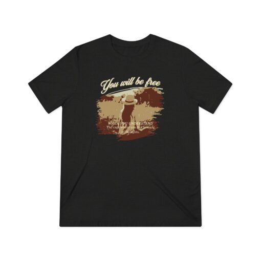 You will be free Unisex Triblend Tee - Image 5