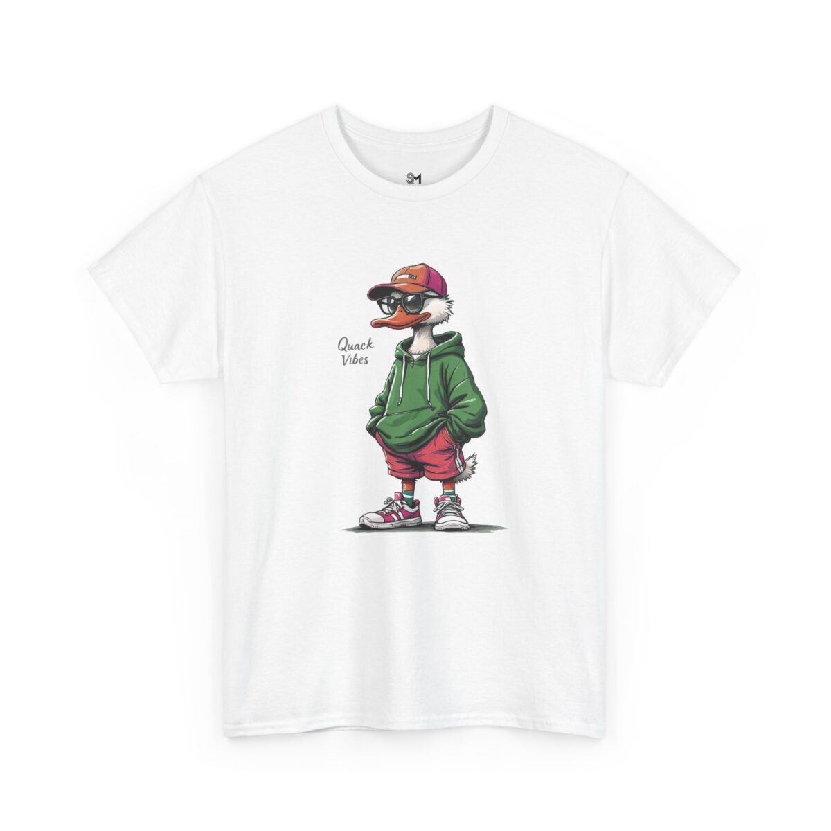 Quack Vibes Unisex Heavy Cotton Tee - Image 3