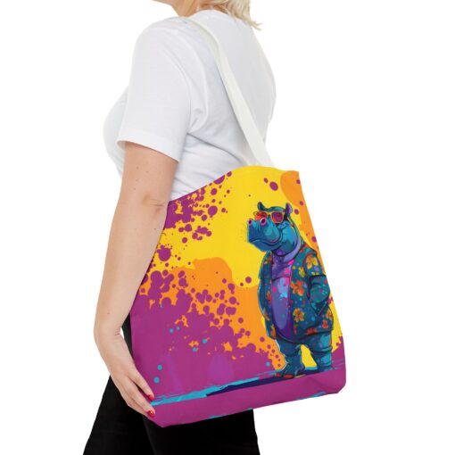 Stylish Hippo Tote Bag (AOP) - Image 32