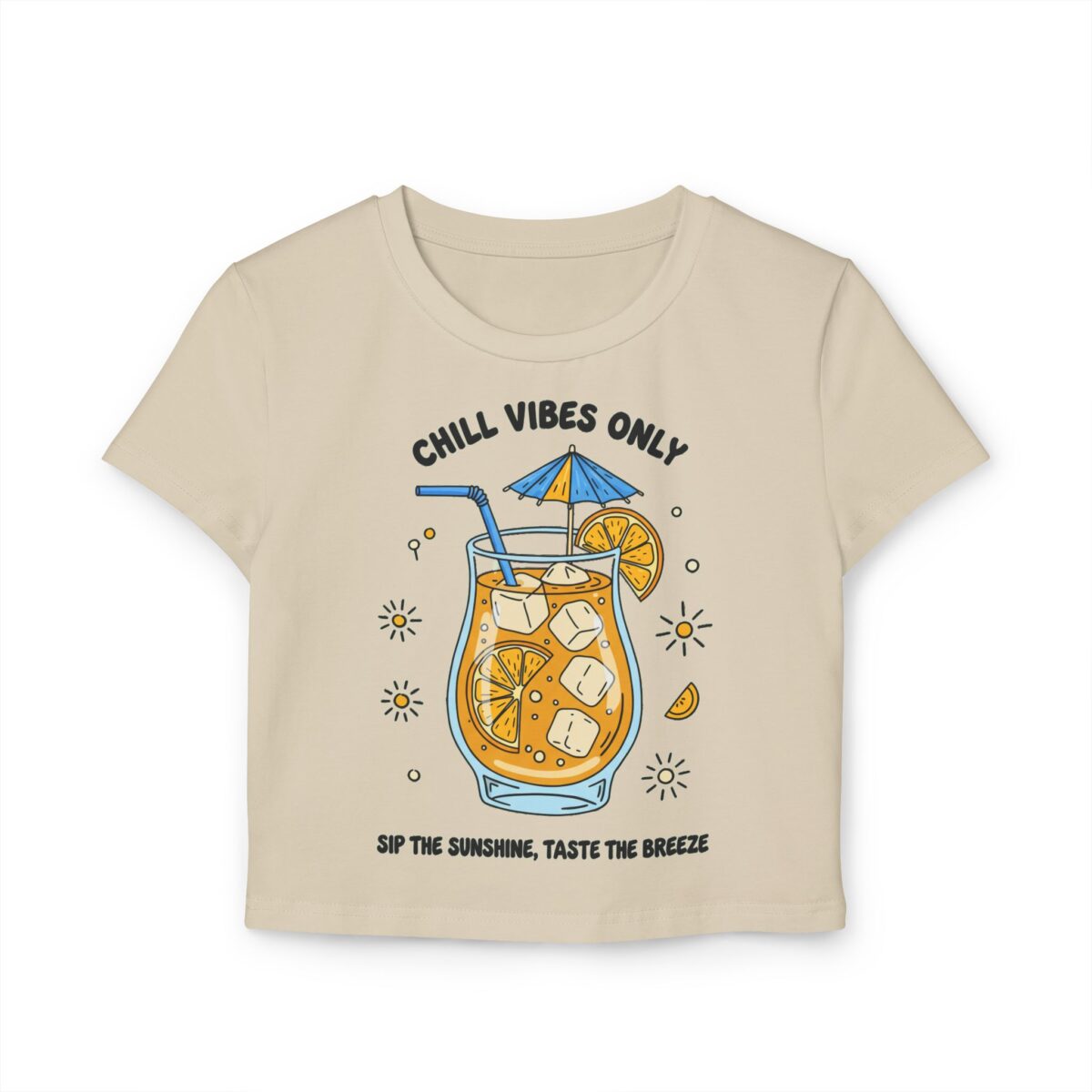 Chill vibes only Women's Baby Tee - Refreshing Summer Vibes - Image 5