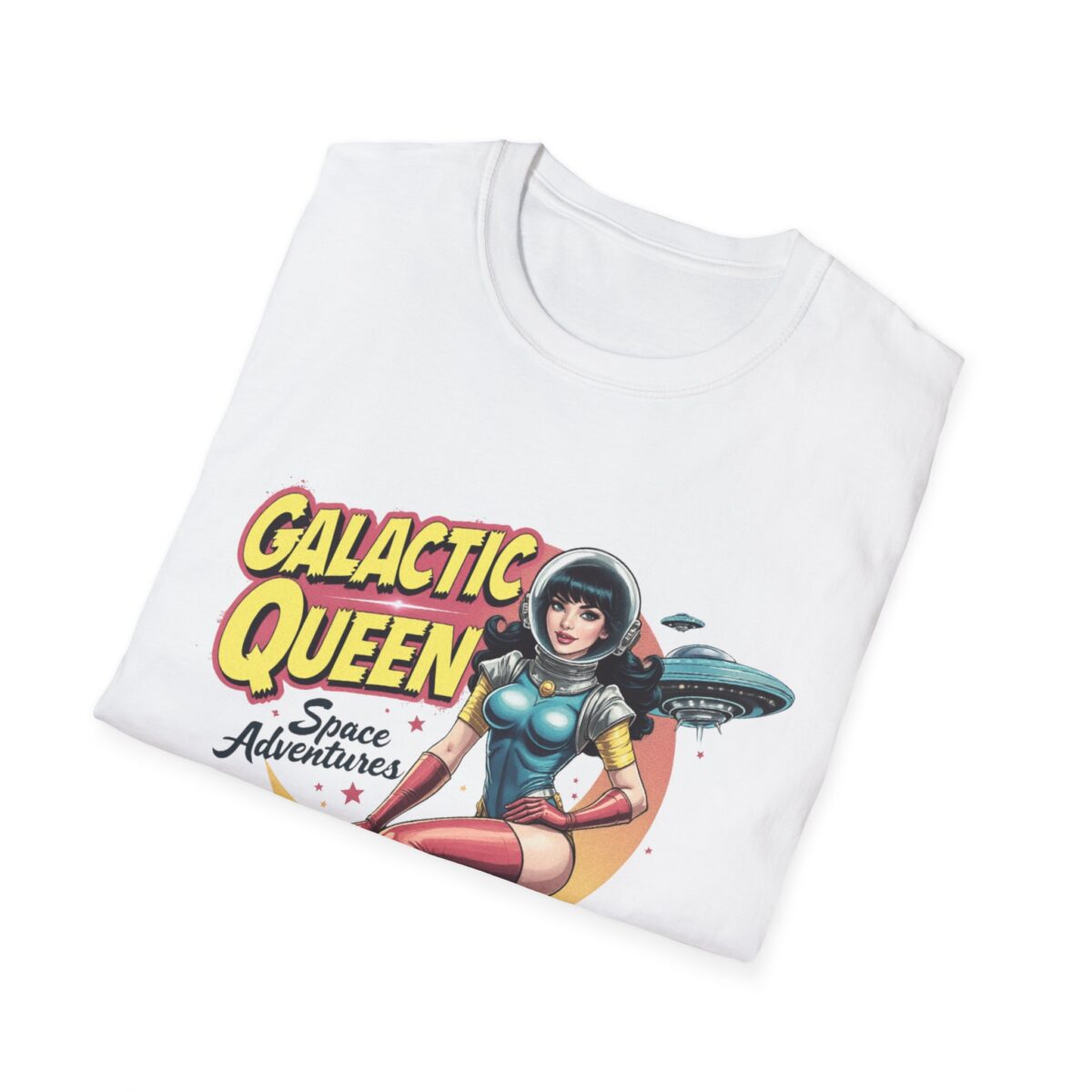 Galactic Queen Graphic T-Shirt – Fun Space Adventures for Cosmic Dreamers - Image 4