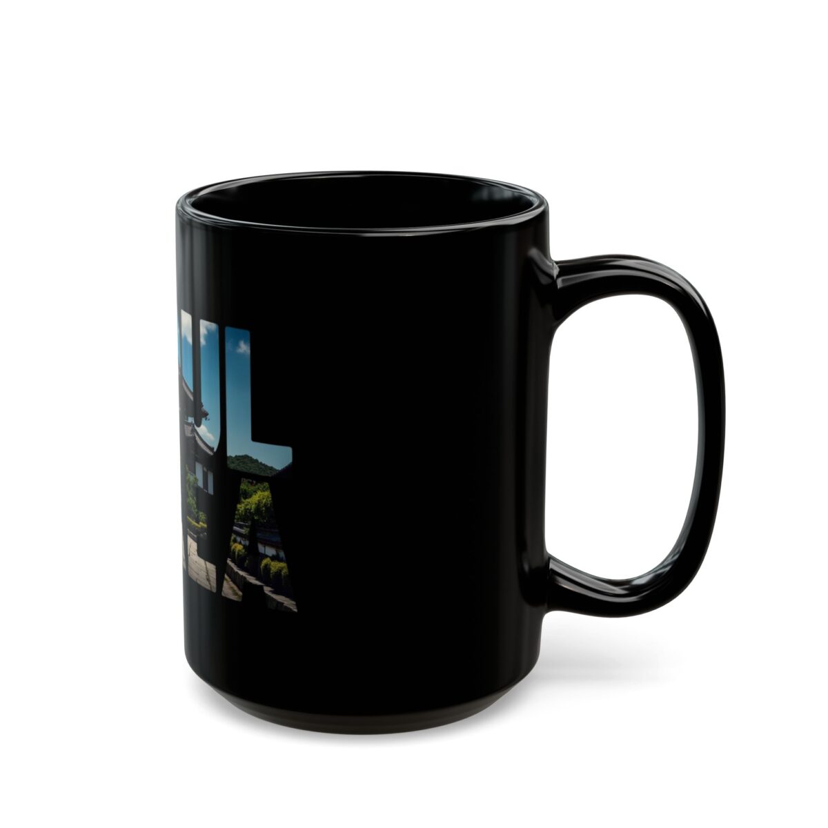 Seoul Korea Black Mug (11oz, 15oz) - Image 6