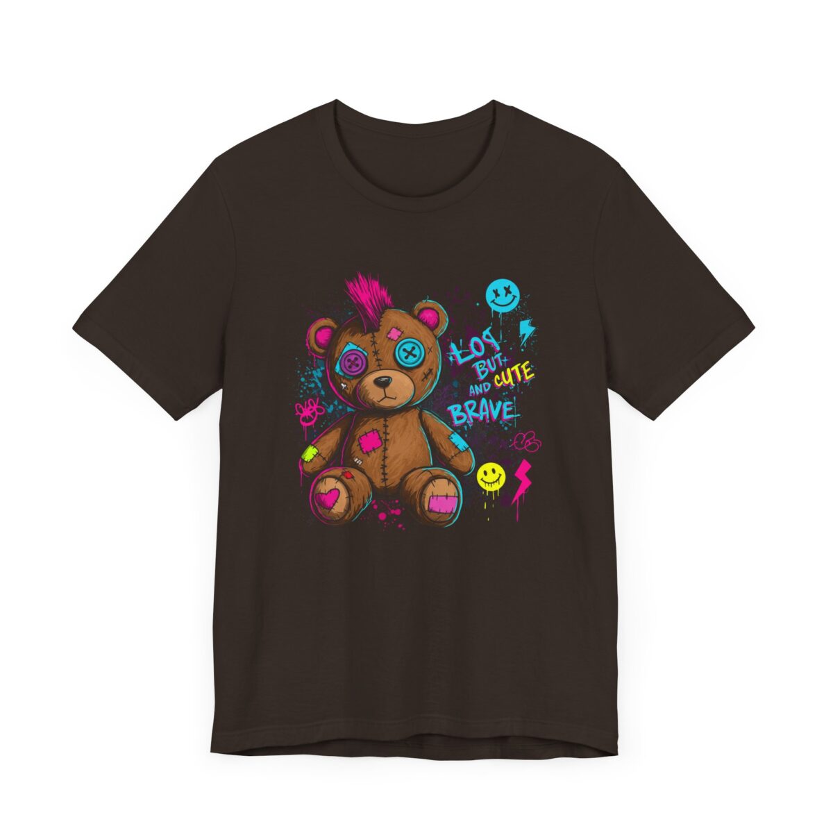 Lost but cute and brave Unisex Jersey Short Sleeve Tee - Image 3