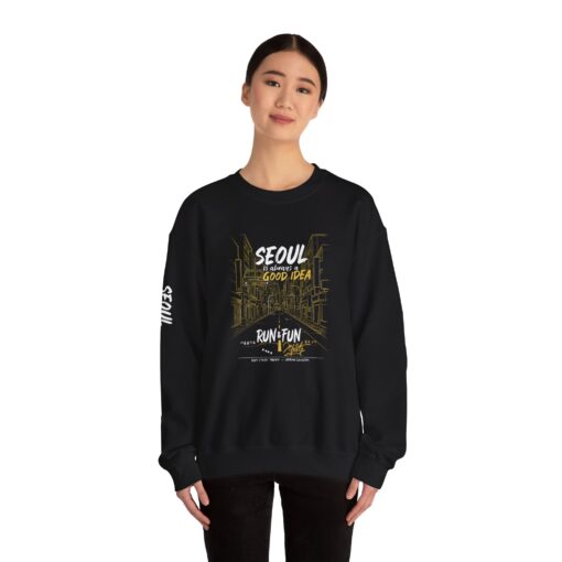 Seoul Good Idea Unisex Crewneck Sweatshirt - Perfect for Travel Enthusiasts - Image 4