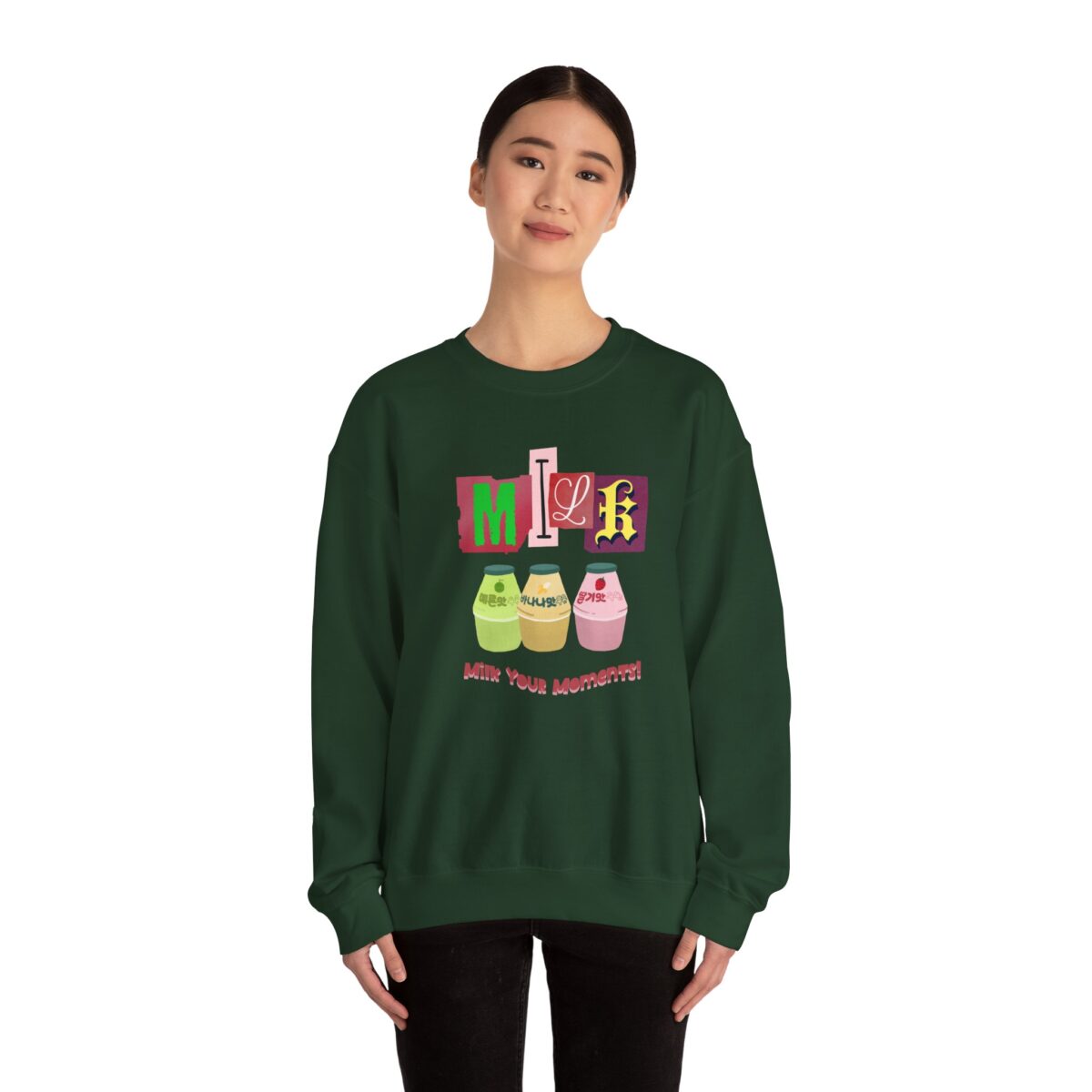 Milk your moment! Unisex Heavy Blend™ Crewneck Sweatshirt - Image 28