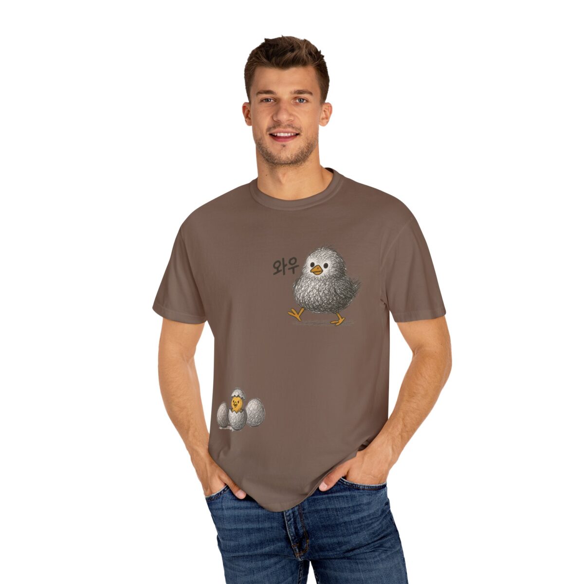 Funny Chick Illustration Unisex T-Shirt - Cute Bird Design for Animal Lovers - Image 8