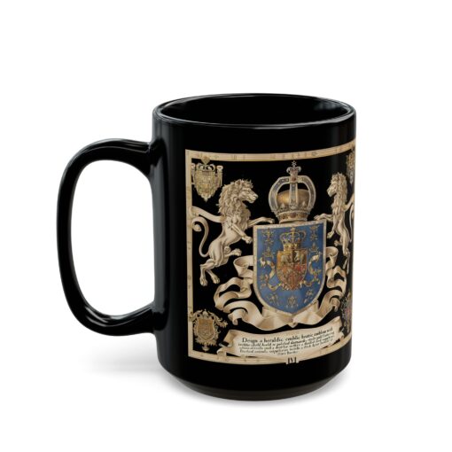 Royal heritage Black Mug (11oz, 15oz) - Image 7