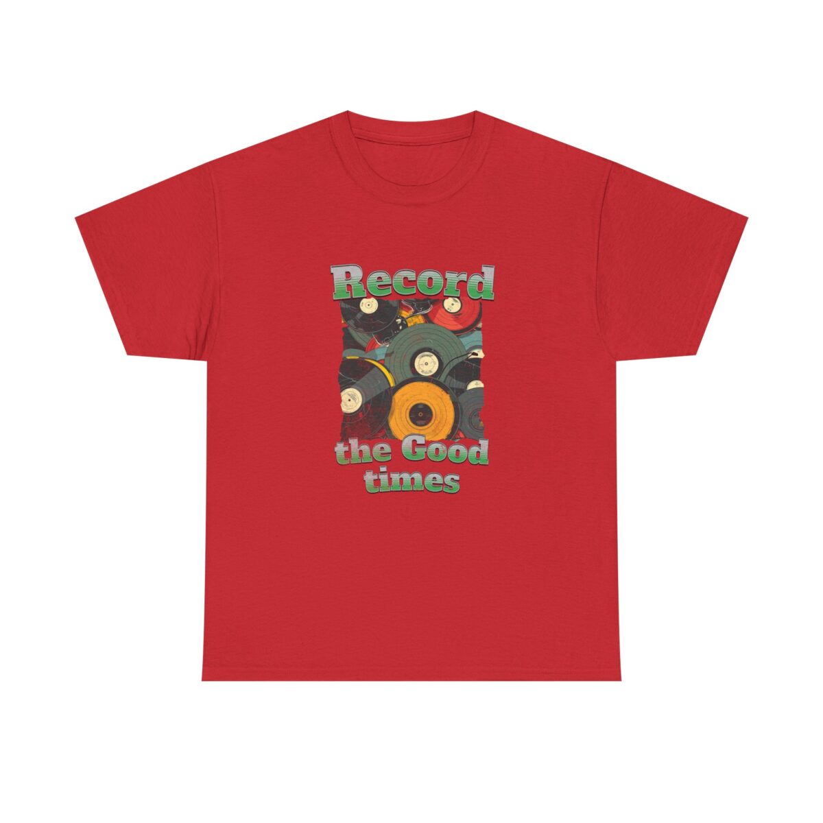Record the good times Unisex Heavy Cotton Tee - Image 25