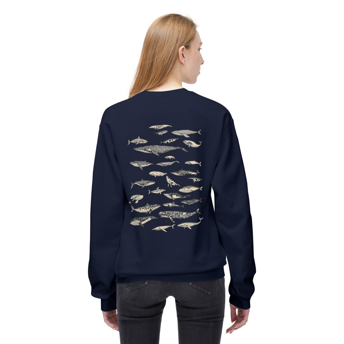 For Whales Unisex Midweight Softstyle Fleece Crewneck Sweatshirt - Image 24