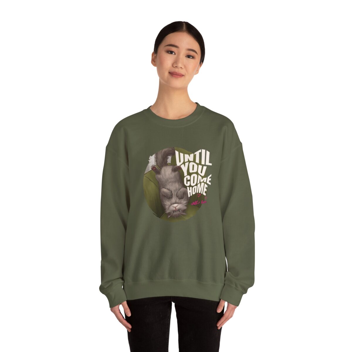 Until you come home Unisex Heavy Blend™ Crewneck Sweatshirt - Image 8