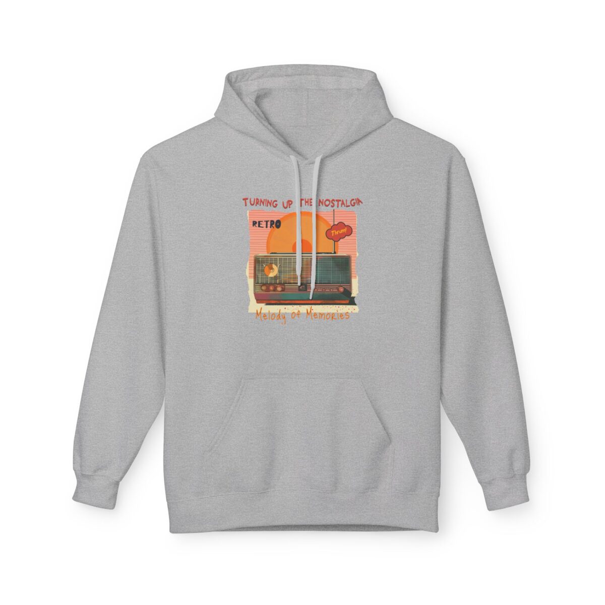 Turning up the nostalgia Unisex Midweight Softstyle Fleece Hoodie - Image 21