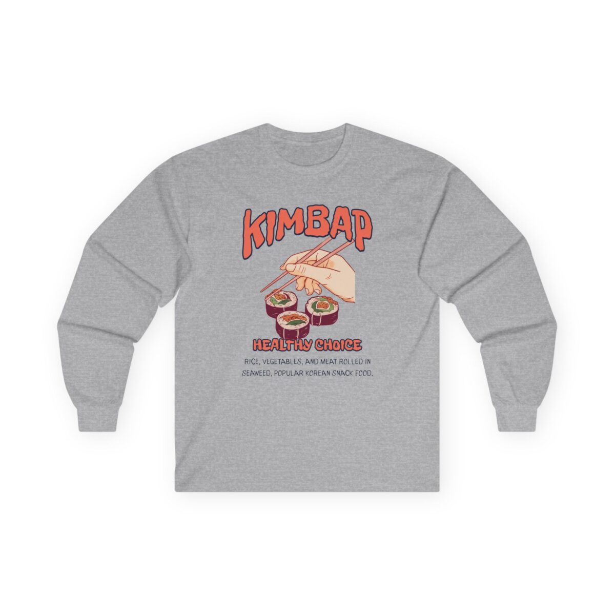 Kimbap Unisex Ultra Cotton Long Sleeve Tee - Image 10