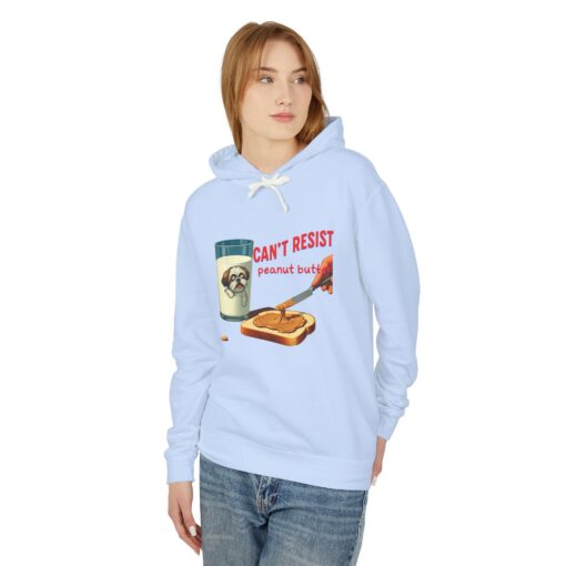 Can't resist peanut butter Unisex Lightweight Hooded Sweatshirt - Image 7