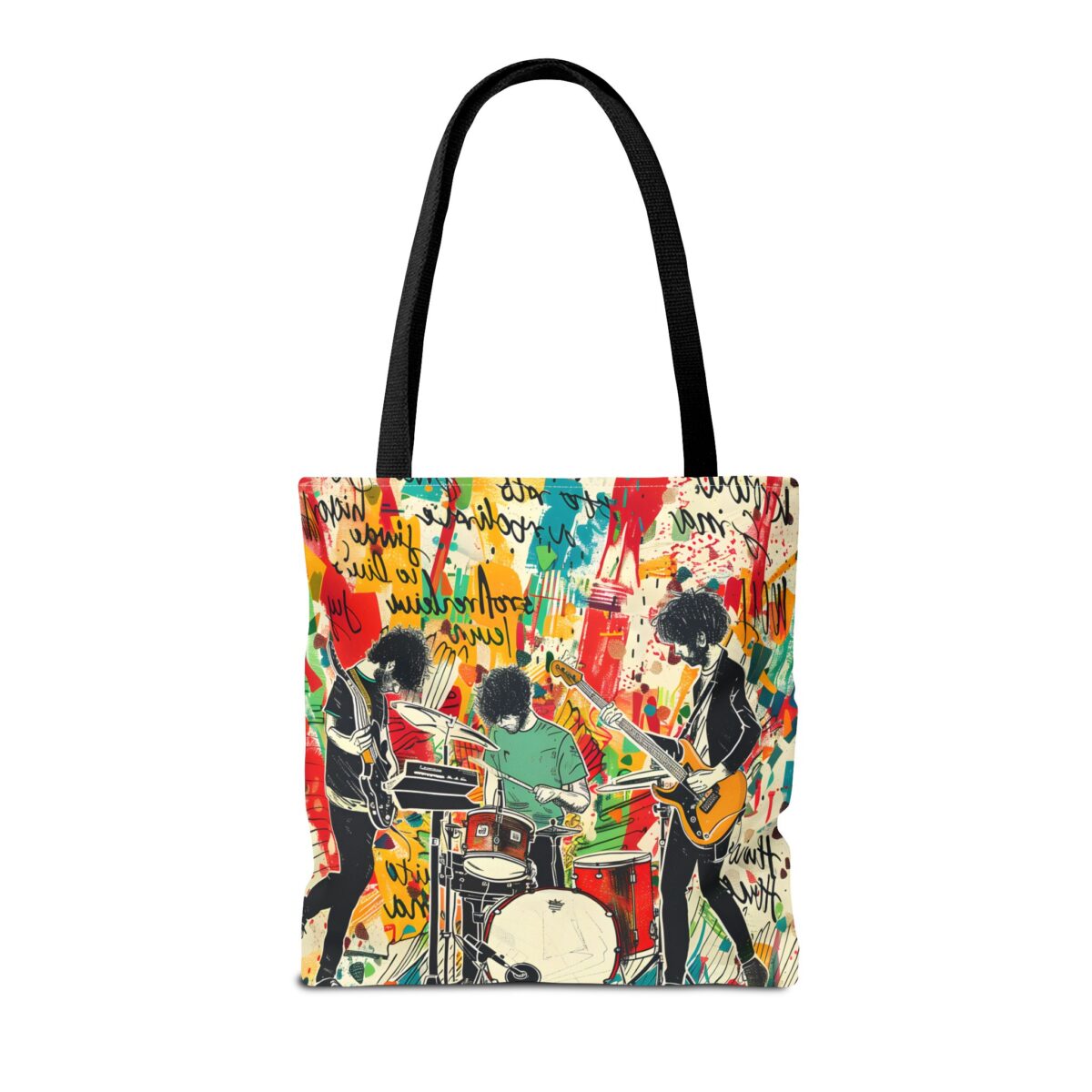Rock Band Tote Bag (AOP) - Image 6
