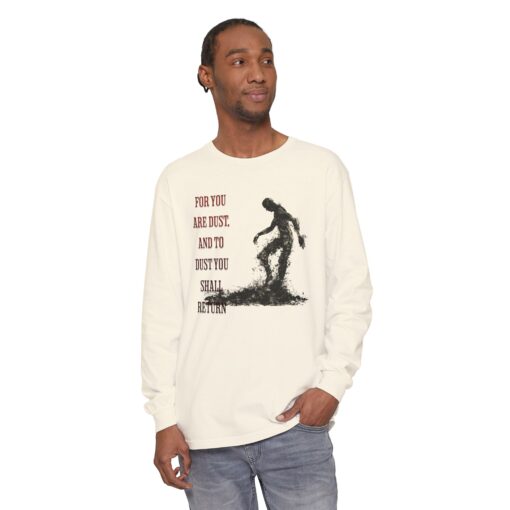 Return to soil Unisex Garment-dyed Long Sleeve T-Shirt - Image 7