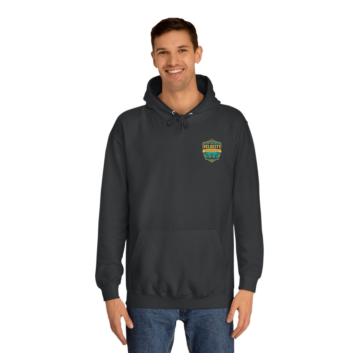 Velocity Unisex College Hoodie - Image 7