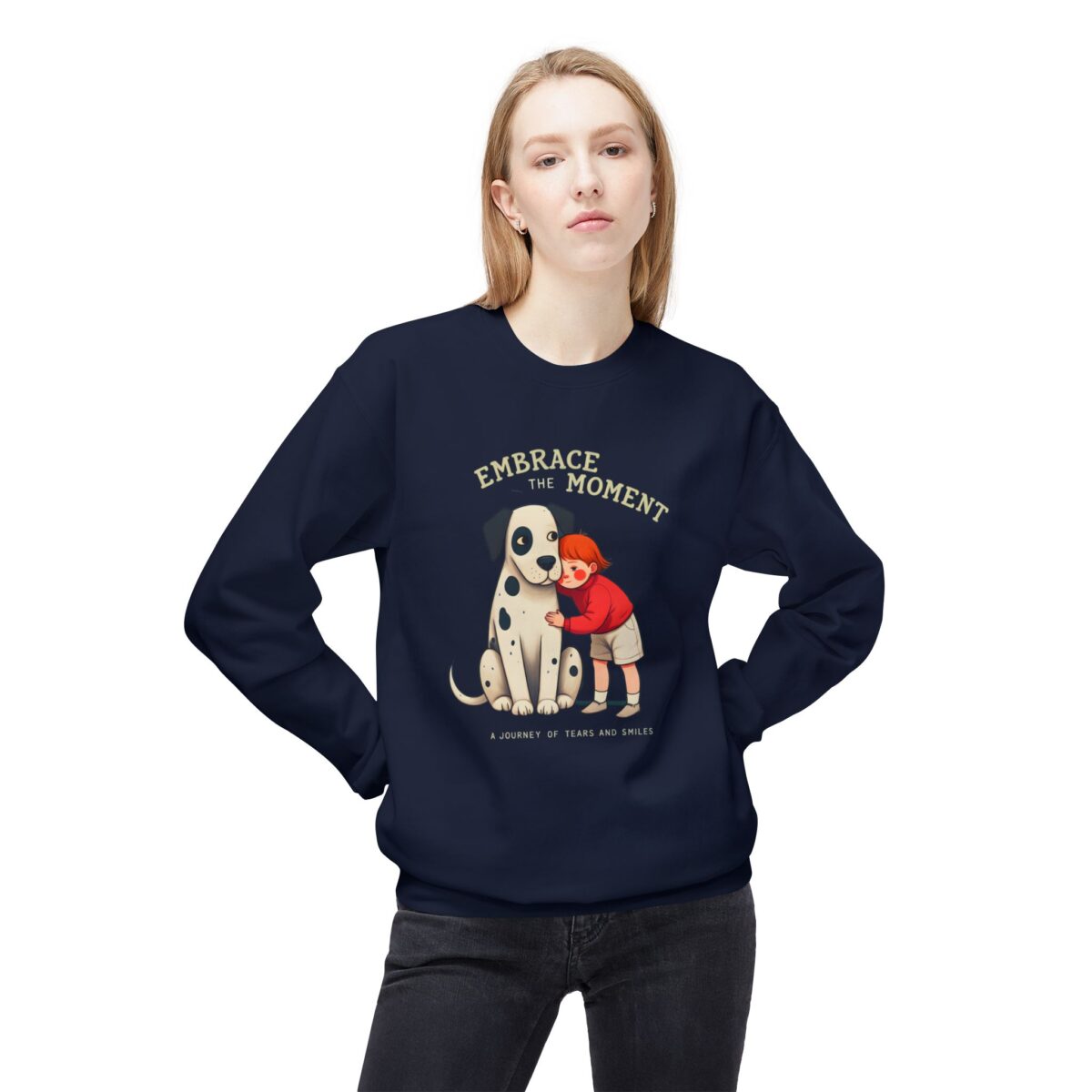 Embrace the moments Unisex Midweight Softstyle Fleece Crewneck Sweatshirt - Image 47