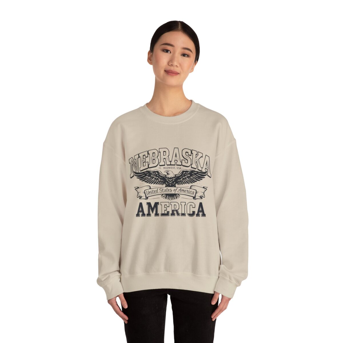 Nebraska Unisex Heavy Blend™ Crewneck Sweatshirt - Image 12