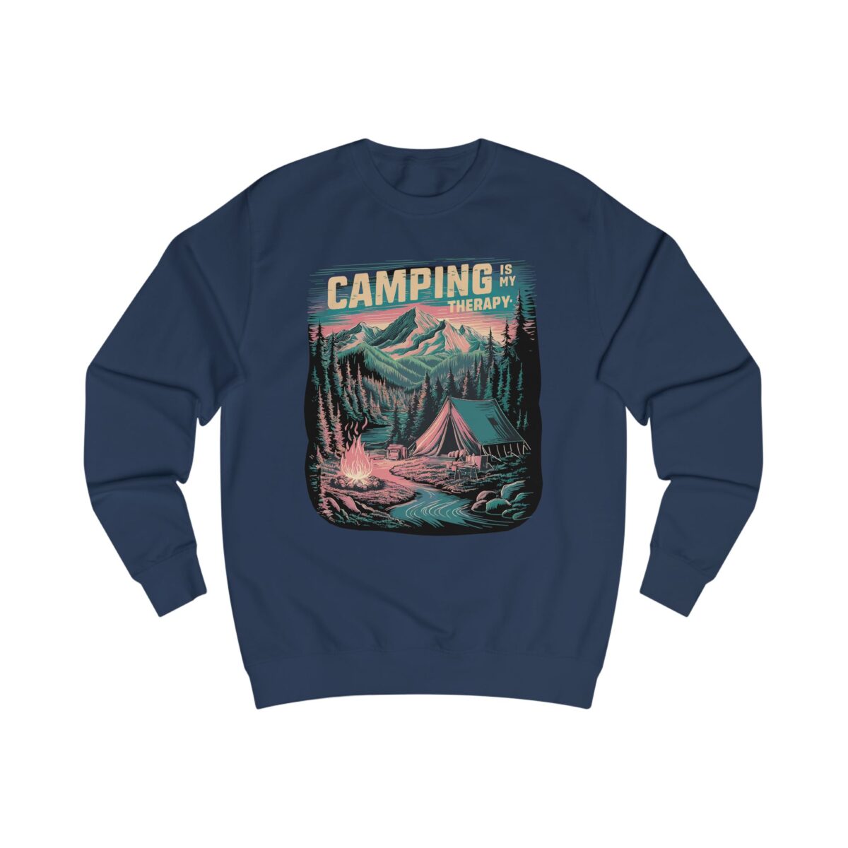 Camping is my therapy Unisex Sweatshirt - Image 9