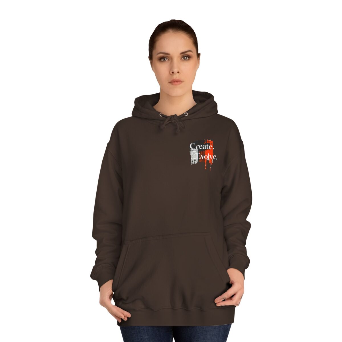 Create Evolve Unisex College Hoodie - Image 4