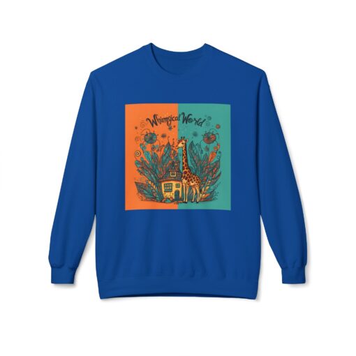 Whimsical World Unisex Midweight Softstyle Fleece Crewneck Sweatshirt - Image 9