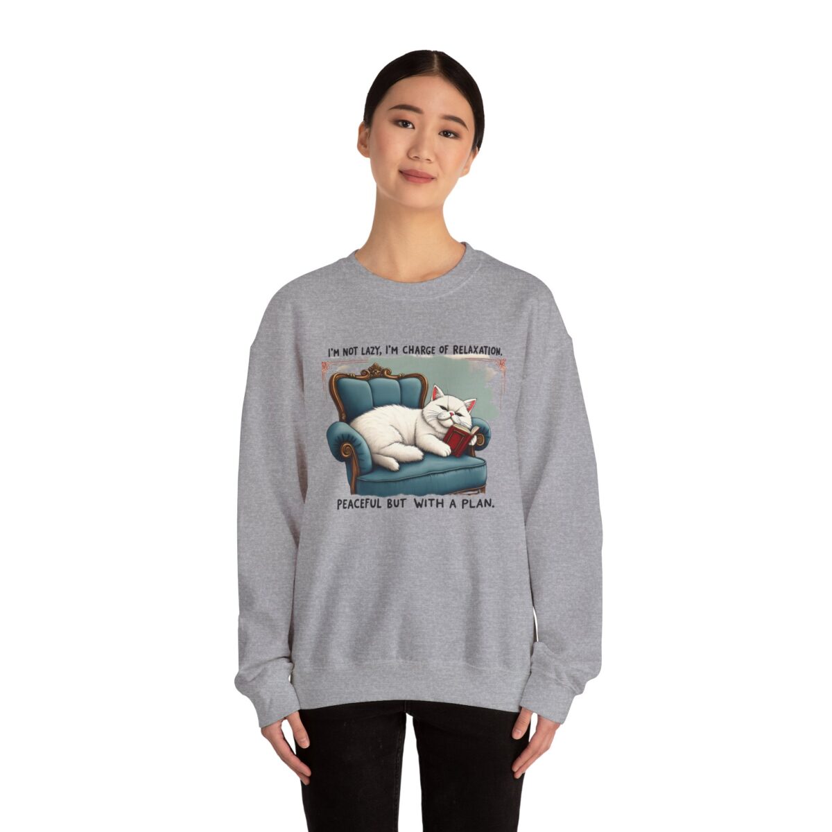 I'm not lazy Unisex Heavy Blend™ Crewneck Sweatshirt - Image 16