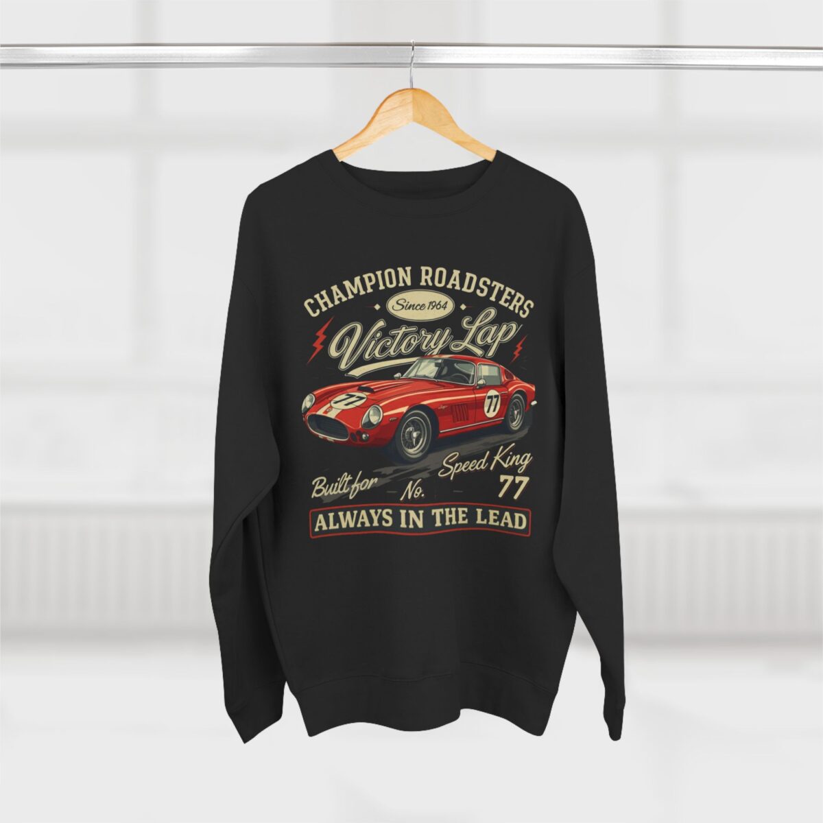 Victory lap Unisex Crewneck Sweatshirt - Image 4