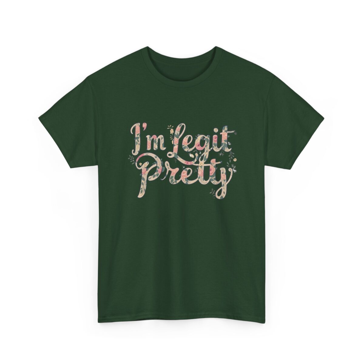I'm legit pretty Unisex Heavy Cotton Tee - Image 27