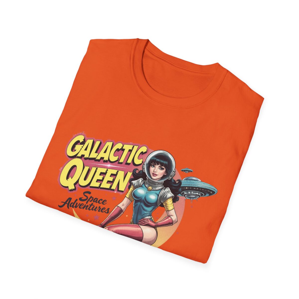 Galactic Queen Graphic T-Shirt – Fun Space Adventures for Cosmic Dreamers - Image 8