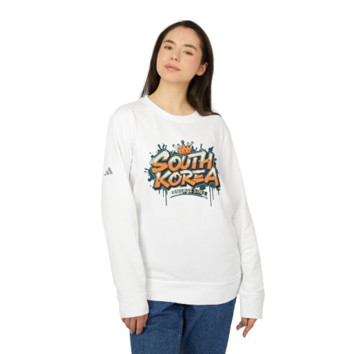 adidas Hongdae Unisex Fleece Crewneck Sweatshirt - Image 3