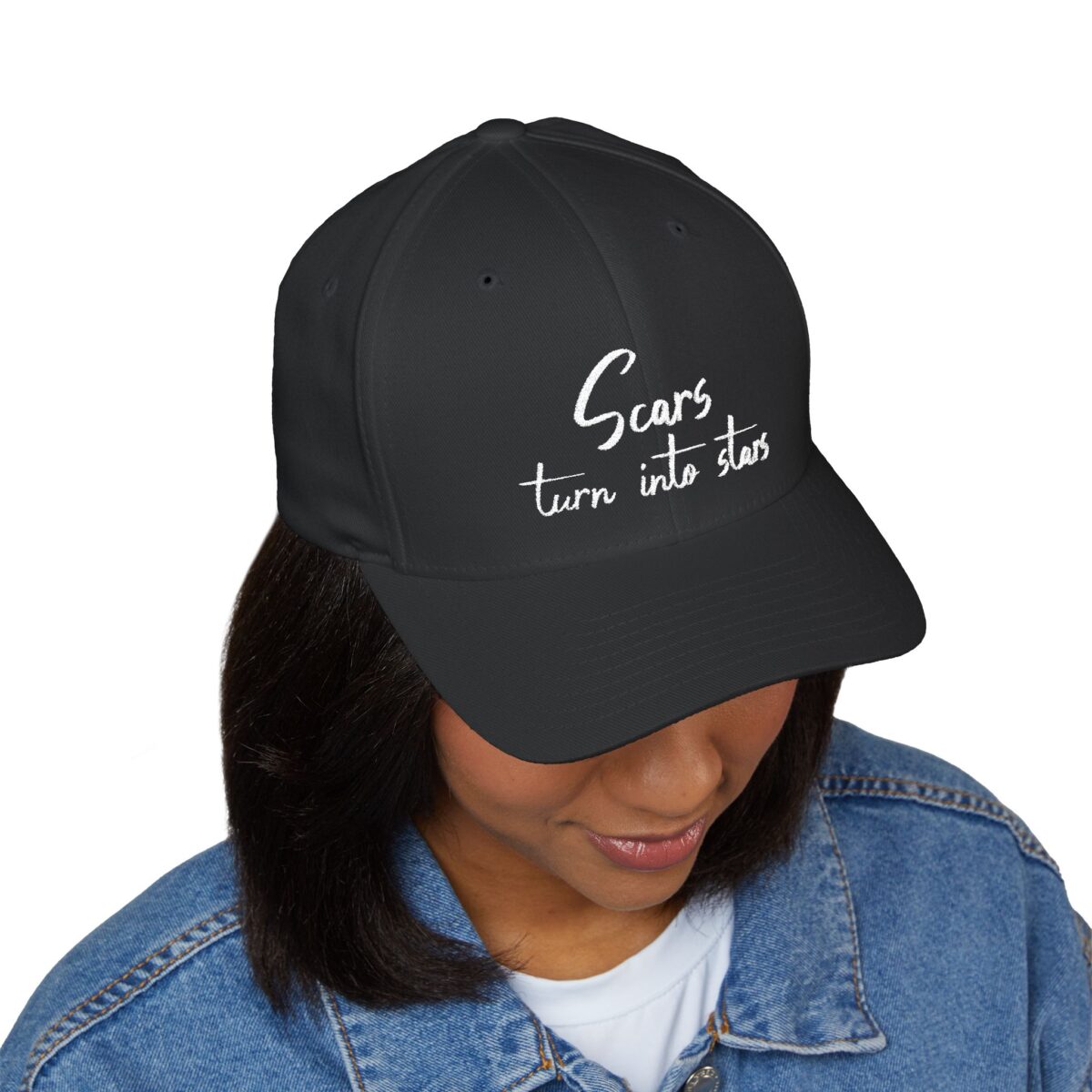 Embroidered Cap - 'Scars Turn Into Stars' Inspiring Quote - Image 27