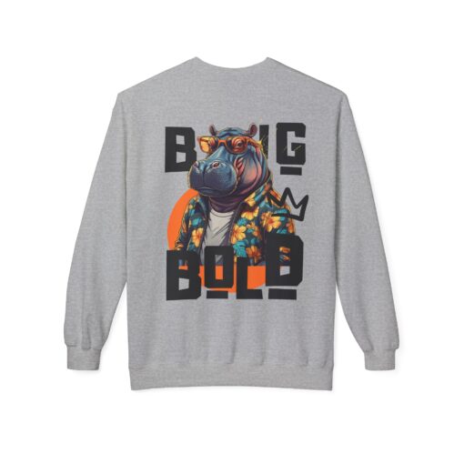 Big Bold Unisex Midweight Softstyle Fleece Crewneck Sweatshirt - Image 14