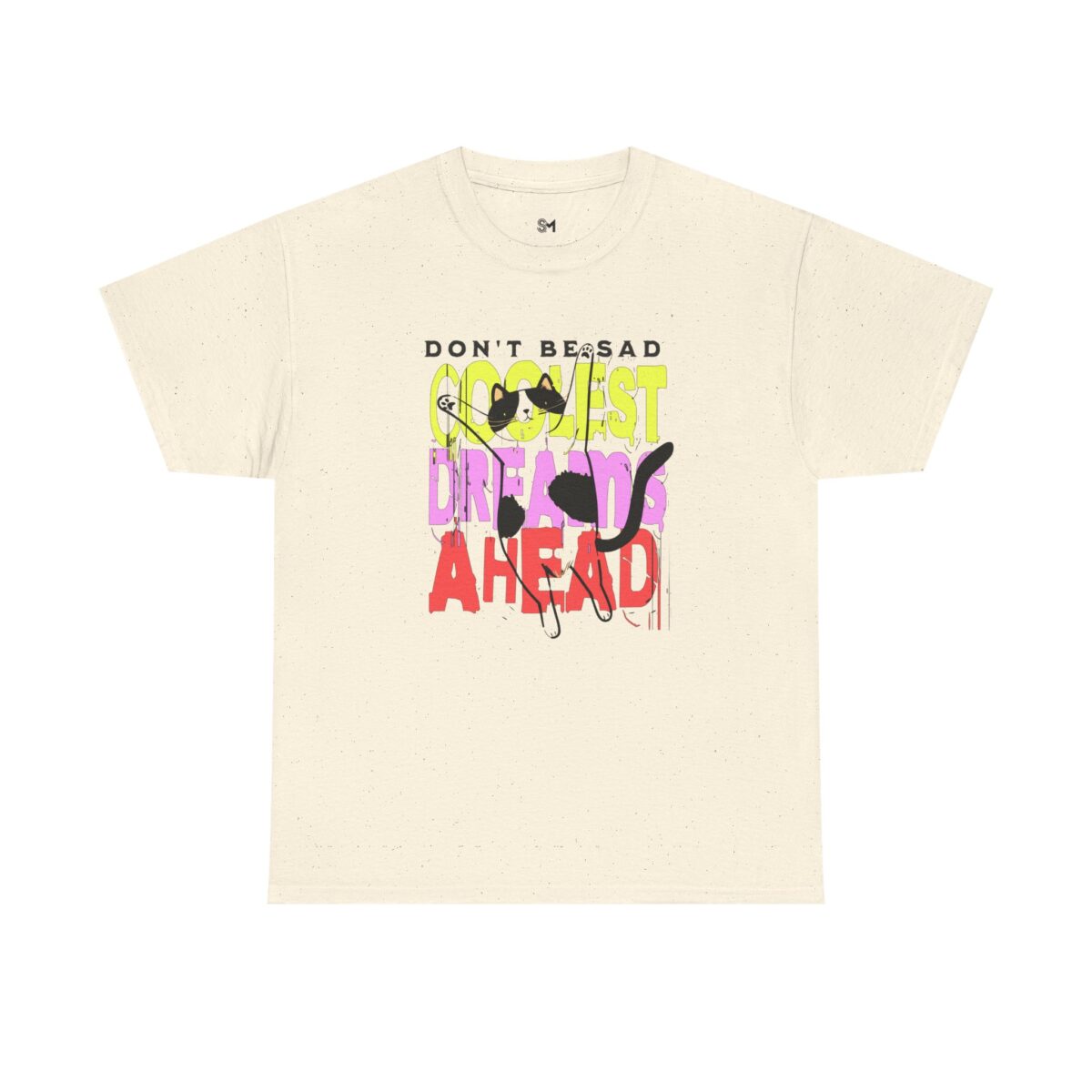 Don't be sad Unisex Heavy Cotton Tee - Image 13