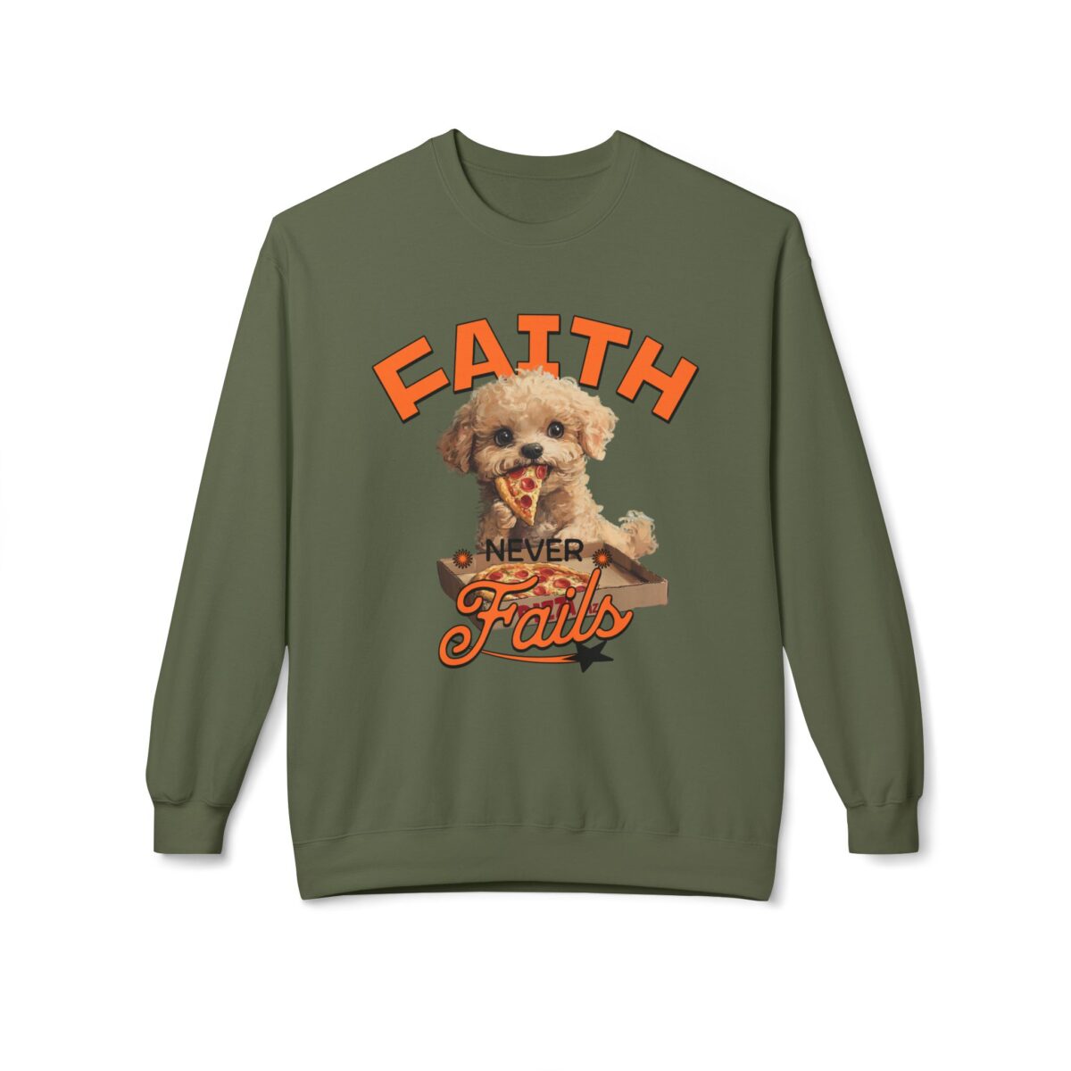Faith never fails Unisex Midweight Softstyle Fleece Crewneck Sweatshirt - Image 17