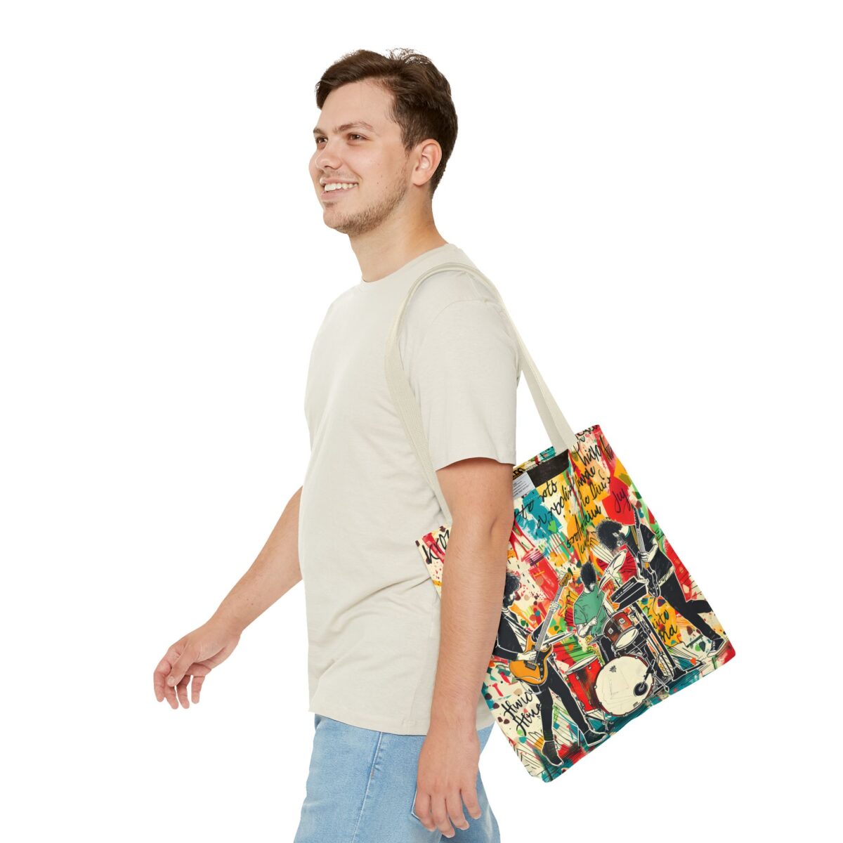 Rock Band Tote Bag (AOP) - Image 43
