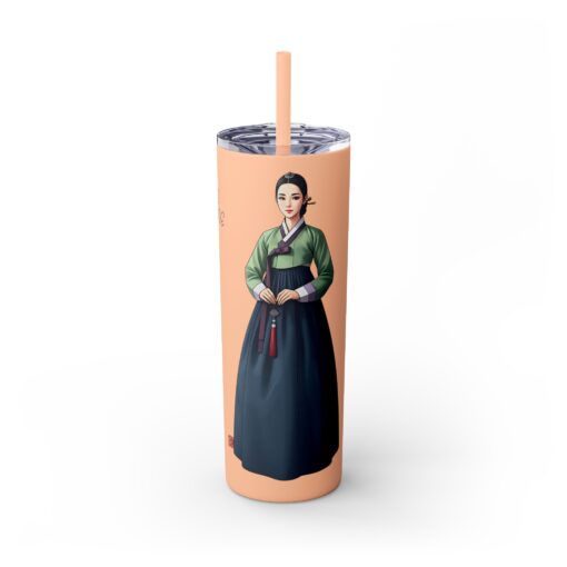 GRACE HERITAGE Skinny Tumbler with Straw, 20oz - Image 5
