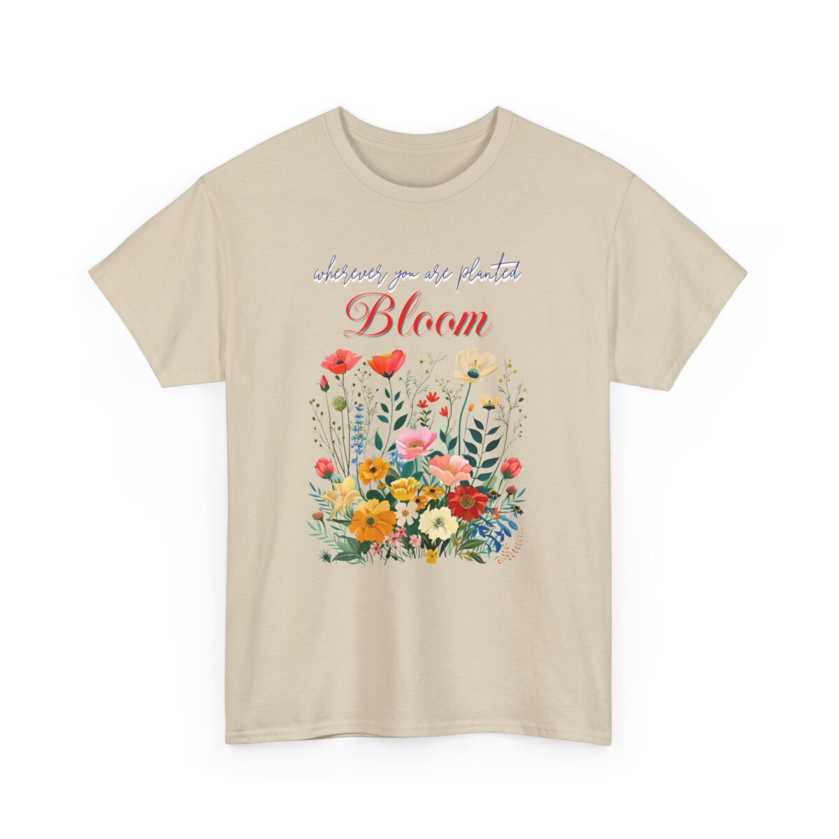 Bloom Unisex Heavy Cotton Tee - Image 11
