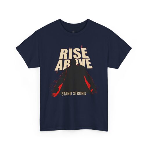 Rise above Unisex Heavy Cotton Tee - Image 15