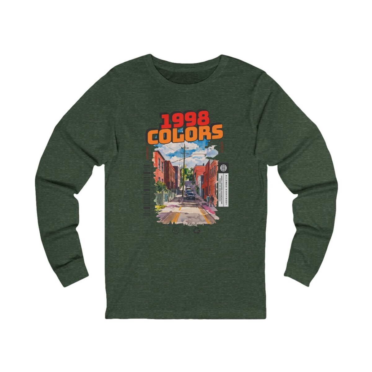 1998 Colors Unisex Jersey Long Sleeve Tee - Image 5