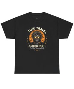 Time travel Unisex Heavy Cotton Tee
