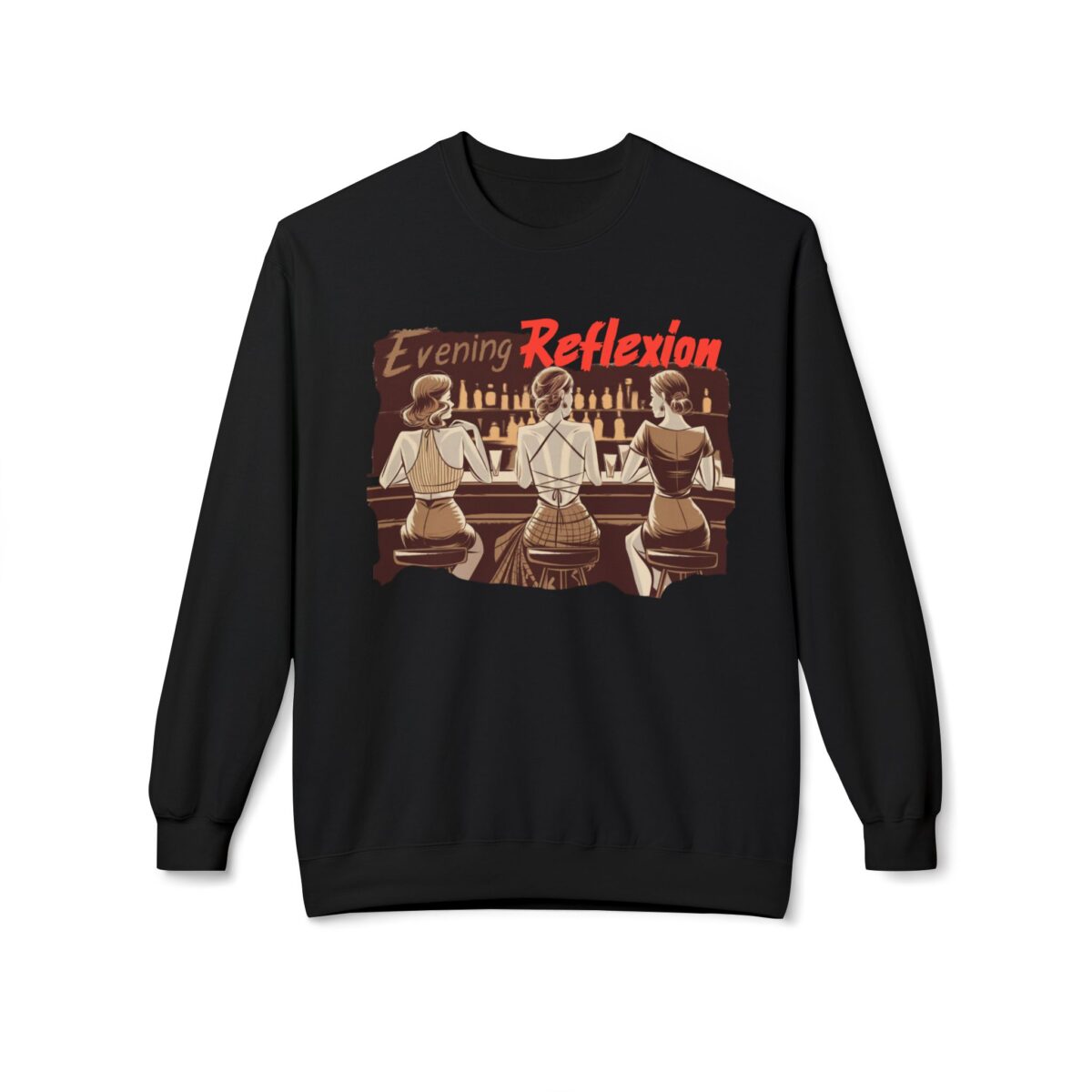 Evening Reflexion Unisex Midweight Softstyle Fleece Crewneck Sweatshirt