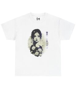 You are more beautiful than flowers Unisex Heavy Cotton Tee