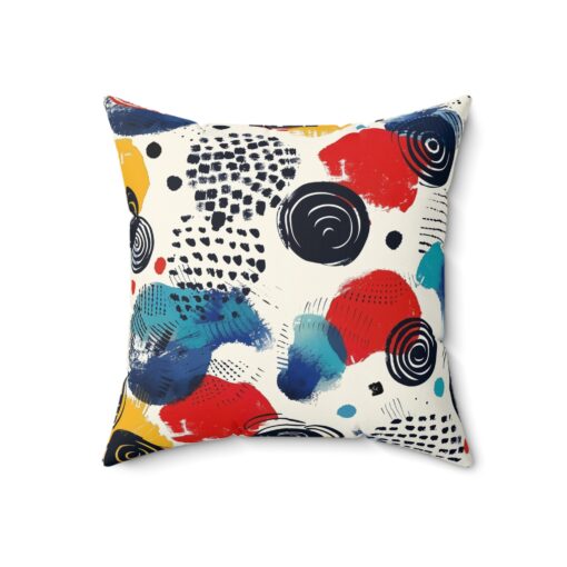 Modern Pattern Spun Polyester Square Pillow - Image 7