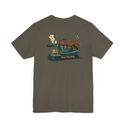 Fuel The Ride Unisex Tee - Vintage Motorcycle Graphic T-Shirt - Image 8