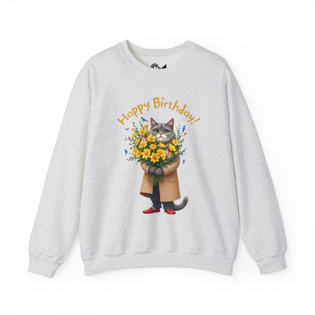 Happy Birthday! Unisex Heavy Blend™ Crewneck Sweatshirt - Image 5