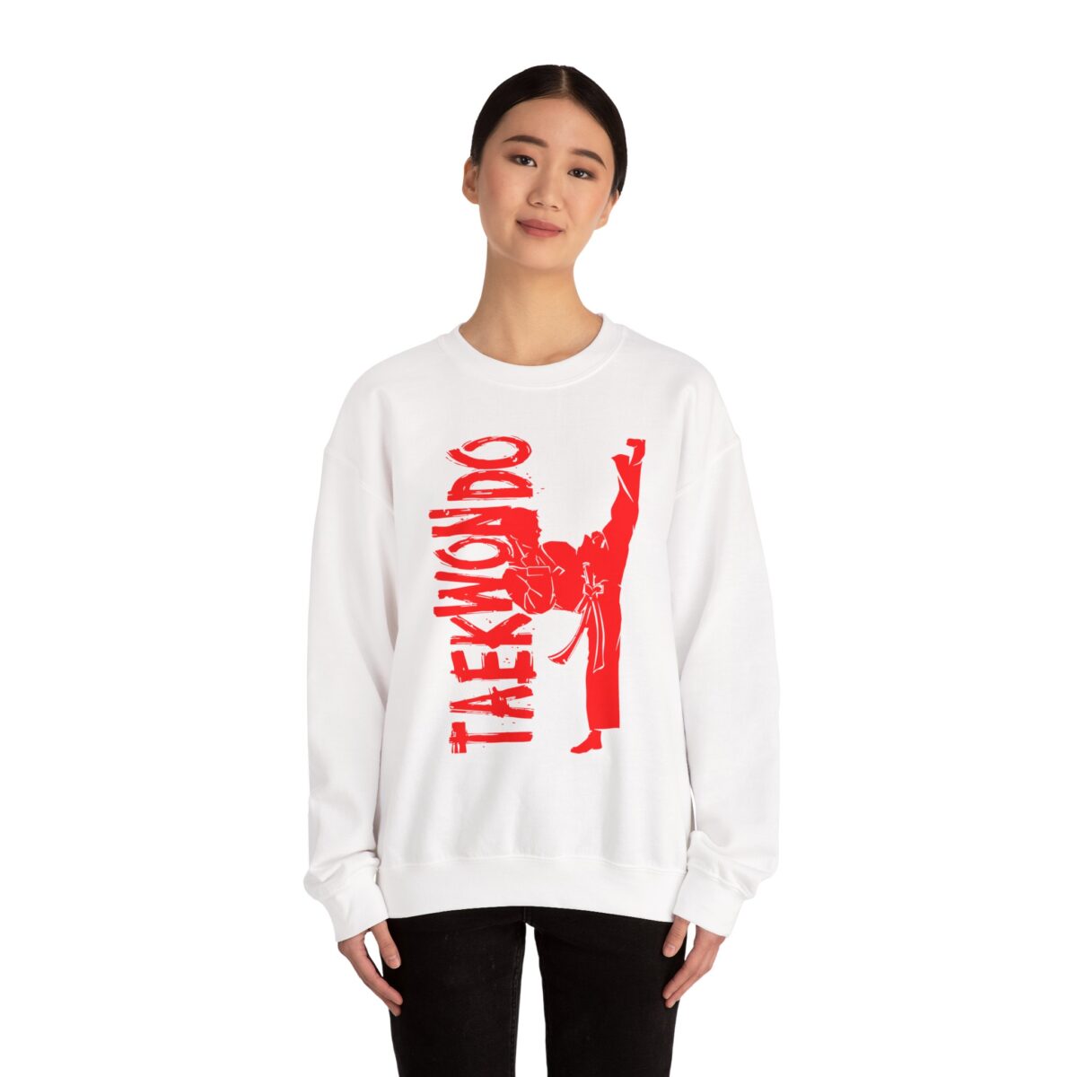 Taekwondo Unisex Heavy Blend™ Crewneck Sweatshirt - Image 4