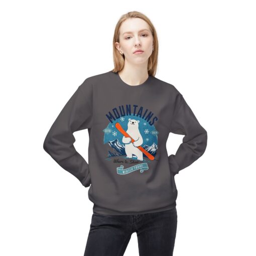 Mountains Unisex Midweight Softstyle Fleece Crewneck Sweatshirt - Image 31
