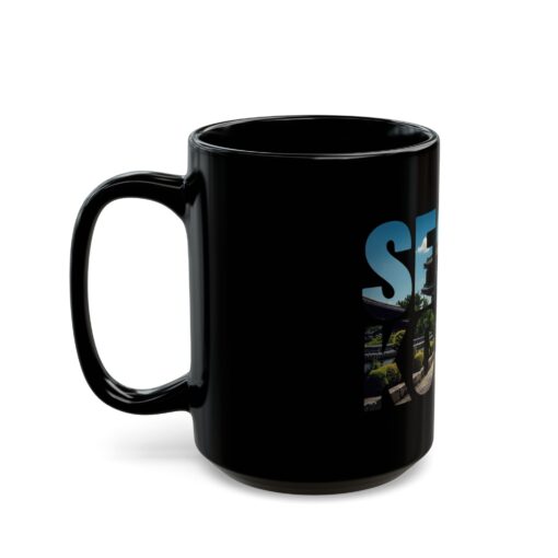 Seoul Korea Black Mug (11oz, 15oz) - Image 7