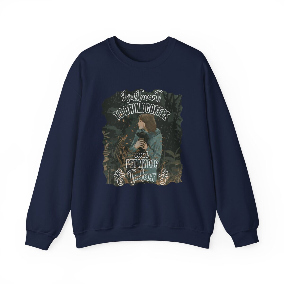 Pet my dog today Unisex Heavy Blend™ Crewneck Sweatshirt - Image 13